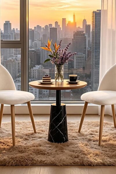 Dining chairs set of 2, velvet upholstered, metal legs, comfortable cushion, stylish accent, for living room, apartment, home bar.
